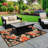 Laura Ashley Carlisle Machine Washable Indoor Outdoor Rugs-20870708