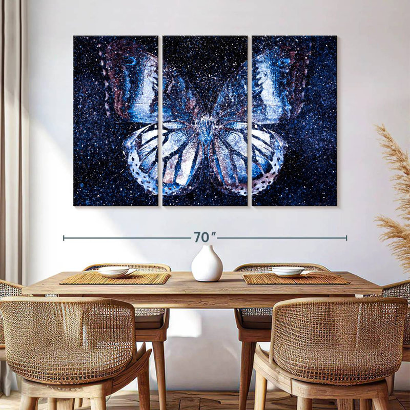 Brampt Cosmic Butterfly, 36" H x 57" W