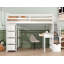 Lit mezzanine simple Putman avec bureau intégré-1646022469