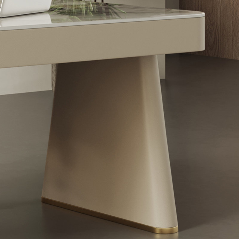 Table d'écriture / d'étude simple en granit, H 29,53 po x l 70,87 po x P 27,56 po