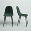 Chaise d'appoint rembourré moderne de style Mid-Century Elzada-363278951-363278944