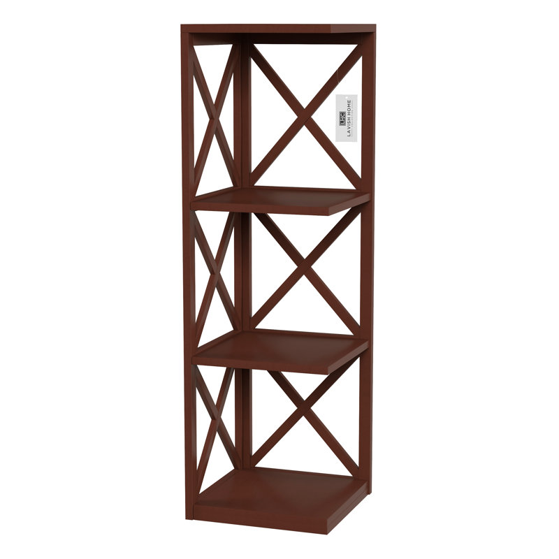 97.16cm H x 29.85cm W Corner Bookcase