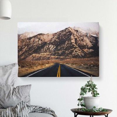 Road To Nevada - Wrapped Canvas
