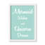 «Mermaid Wishes and Unicorn Dreams», impression sur papier-47848419-47848432