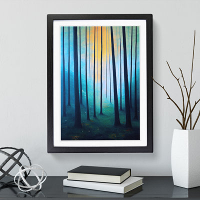 Gleaming Forest - Single Picture Frame Painting