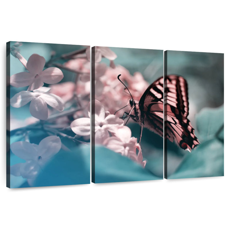 Pink Butterfly, 20" H x 33" W