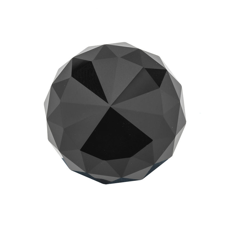 Poignée ronde 1 3/16" de diamètre, Noir/chrome