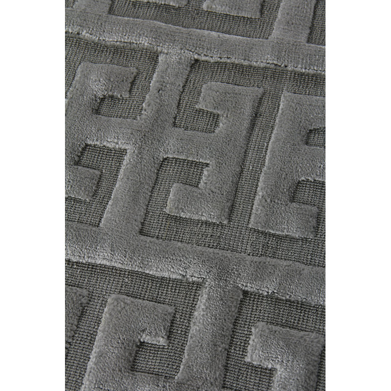 Kingsley Geometric Area Rug in Aqua, Rectangle 8' x 10'