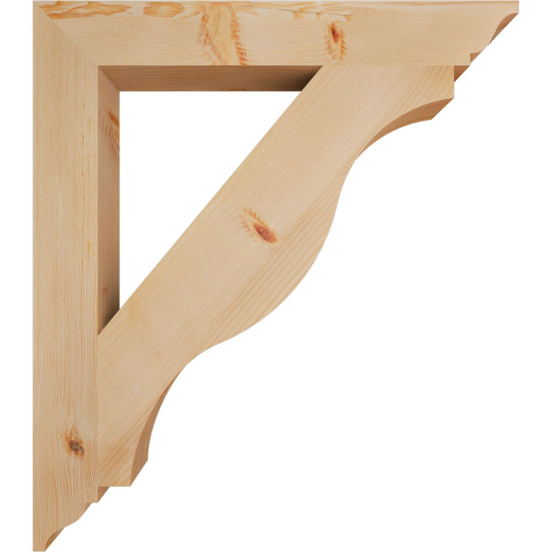 Support traditionnel Funston, H 34 po x l 3,5 po x P 30 po, Douglas, Lisse