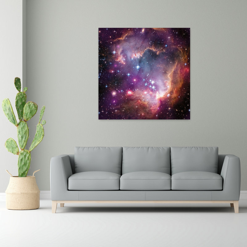Magellanic Cloud Galaxy Contemporary Art, 48" H x 48" W