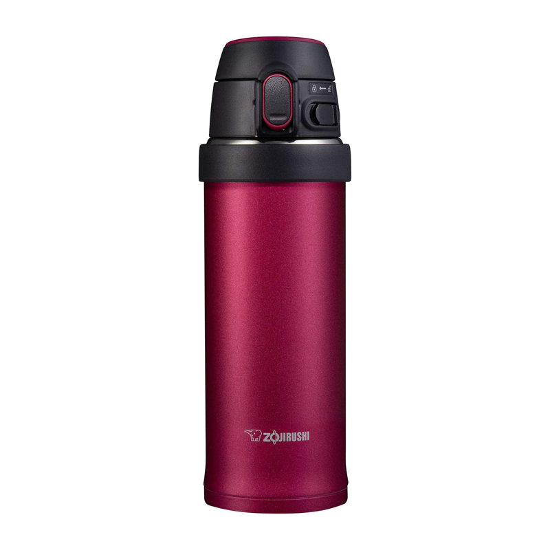 Tasse en acier inoxydable 16 oz Zojiristro Flip-and-Go, Rouge