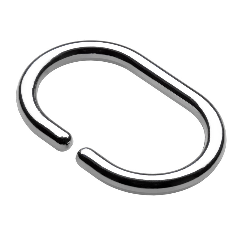 Shower Curtain Hooks, Chrome