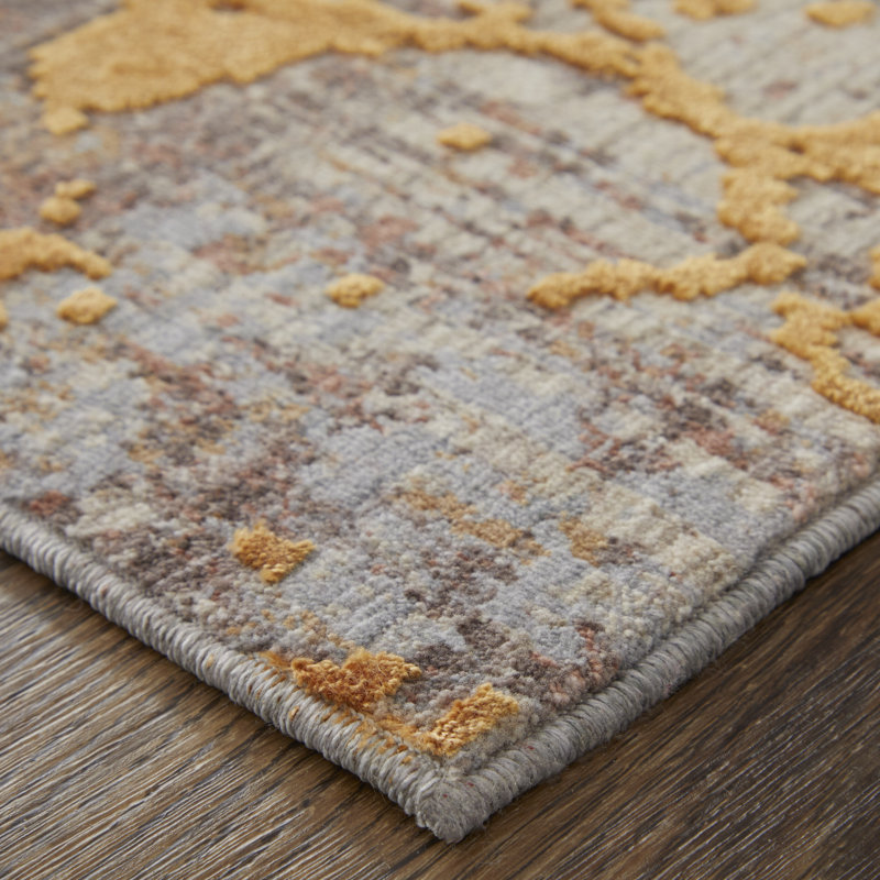Rhun Abstract Indoor Rug, Rectangle 5' x 8'