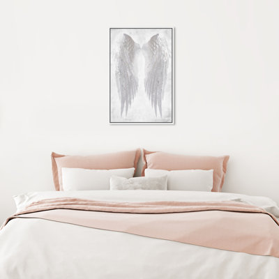 " Fashion And Glam Wings Of Angel Silver "
