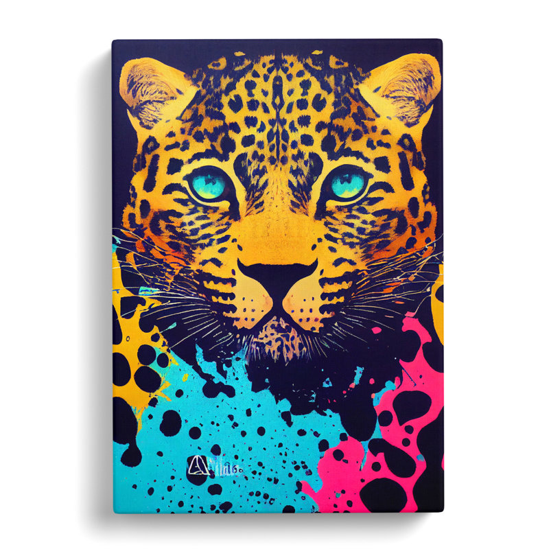 Leopard Splatter Vol.1 - Wrapped Canvas, 50cm H x 35cm W x 3cm D