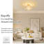 Crystal Semi Flush Mount-1802192294