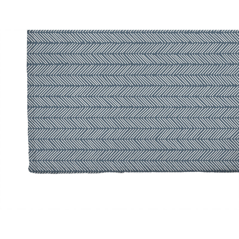 Paillasson à chevrons, Bleu, L 24 po x L 36 po