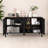 59.80 Inch Wood Sideboard With Hidden Handle-117531132