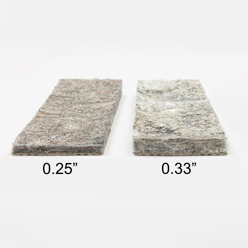 Sous-tapis antidérapant à double surface Brames (0,33 po), Tapis de couloir 2 pi x 8 pi