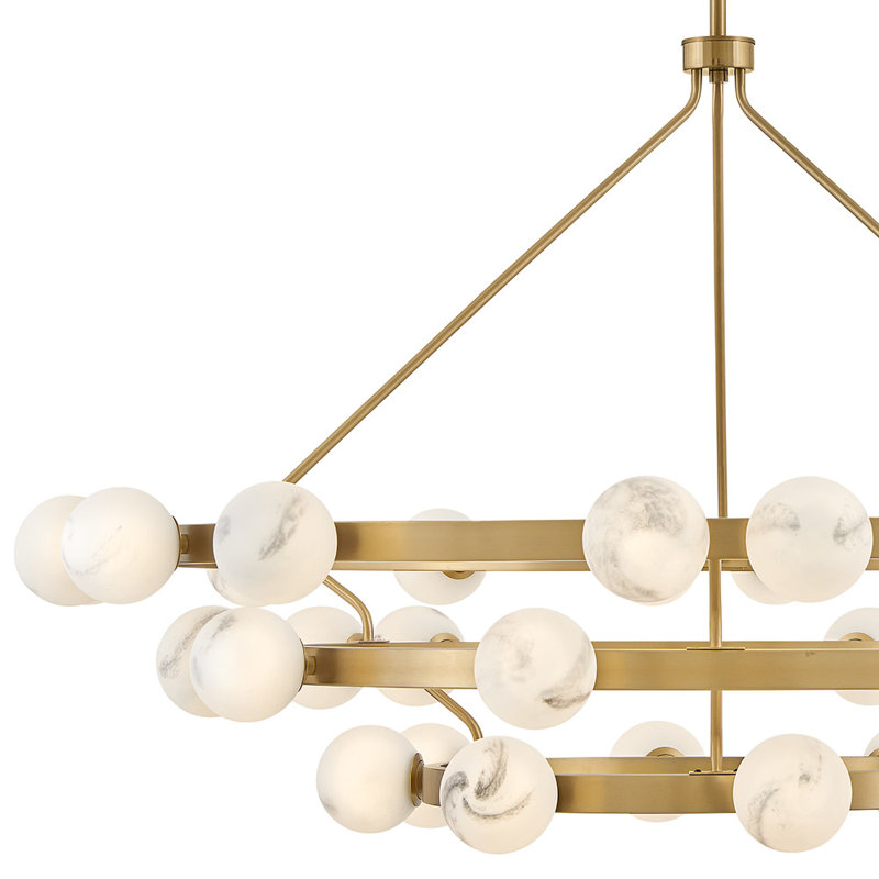Selene 36 - Light Wagon Wheel Chandelier