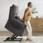 Fauteuil inclinable électrique avec chaleur et massage-91070032