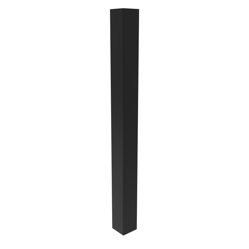 4.25 ft. W x 6.25 ft. H Estate Gloss Black Steel Gate
