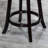 24" Counter Height X-Back Swivel Stool, Espresso Finishfabric Seat-1345707995-1345707993
