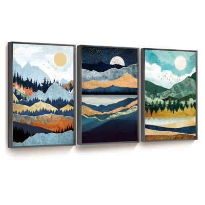 " Natural Scenery Wall Art Decoration " by HZLJ 3 - Pieces