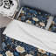 Ensemble de housse de couette à motif floral Blue Coastal Dreams-748928615