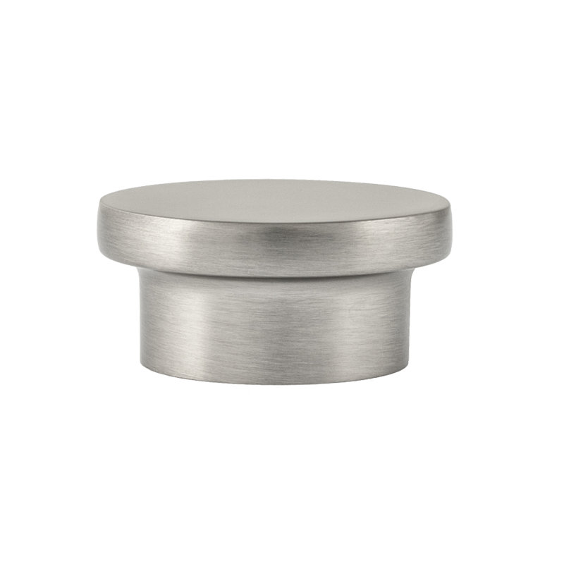 Poignée ronde surdimensionnée en nickel satiné 1-5 / 8 po Ethan, Nickel satiné, 1 5/8"