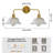 Vintage Wall Sconce With Glass Lampshade 180 Degrees Adjustable-482746803-494203772