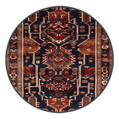 Machine Washable Turkish Black Area Rug