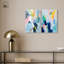 Art mural acrylique bleu Blush Boho-115212159