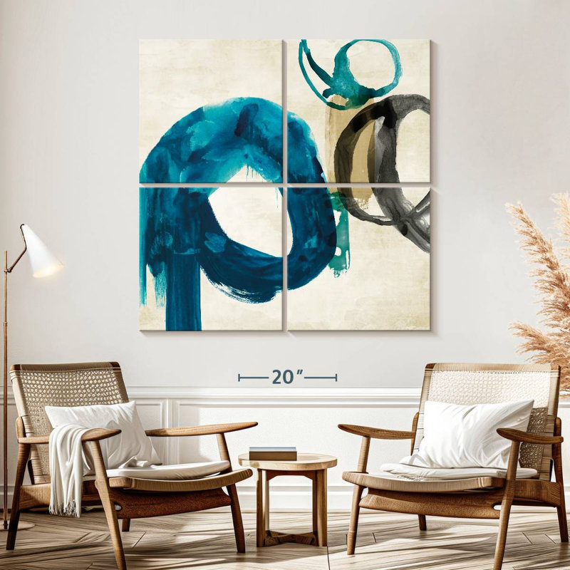 Blue Ring I, 57" H x 57" W