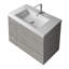 Ensemble de meuble-lavabo mural simple de 31 po Letourneau-1565442508