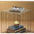 Modern and Simple Square Living Room End Table, Stable and Versatile Sofa Side Table. Decorative Room, Silver