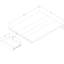Lit plateforme double / grand avec tiroir Fusion