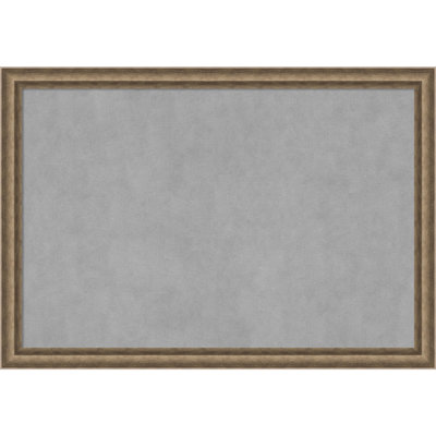 Tableau magnétique angulaire à cadre en bronze