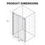 152.4mm W x 193mm H with Glass