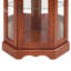 Armoire de coin avec finition en noyer