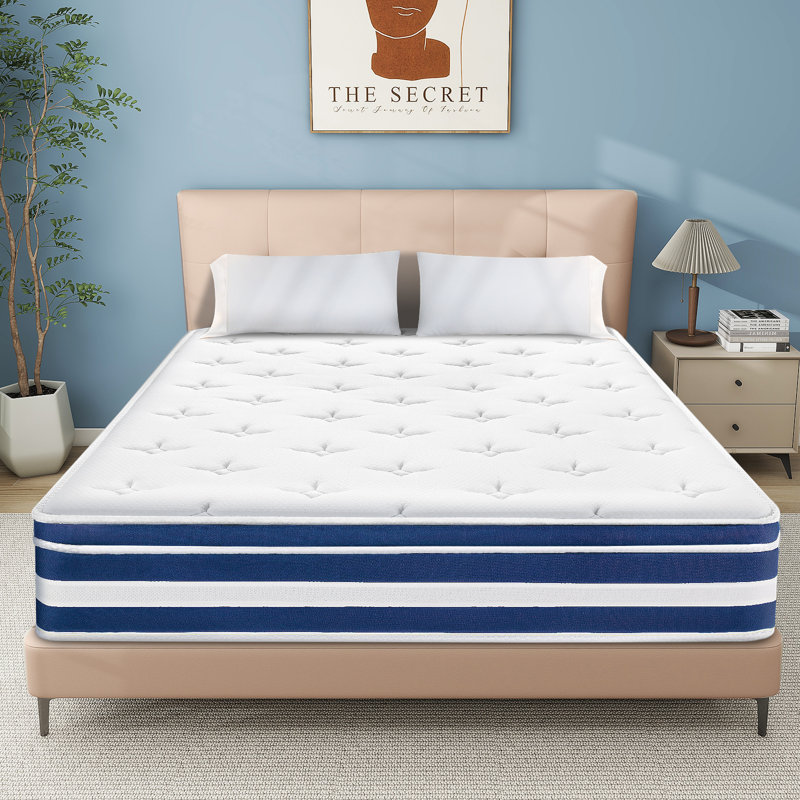 Matelas hybride en mousse à mémoire de forme 10 po, 10", Simple TG