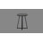 Accent Table Living Room End Table Wood End Table Nightstand Metal Frame Side Table-1928316394