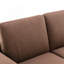 Canapé-lit 57,9 po avec matelas à mémoire de forme et deux ports USB pour espace de salon, brun-647510553