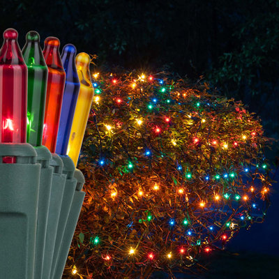 150-Bulb Mini Net Lights with Glass Bulbs