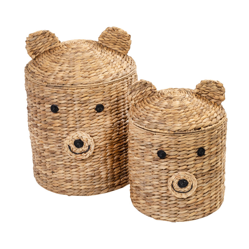 Ensemble de 2 paniers en osier