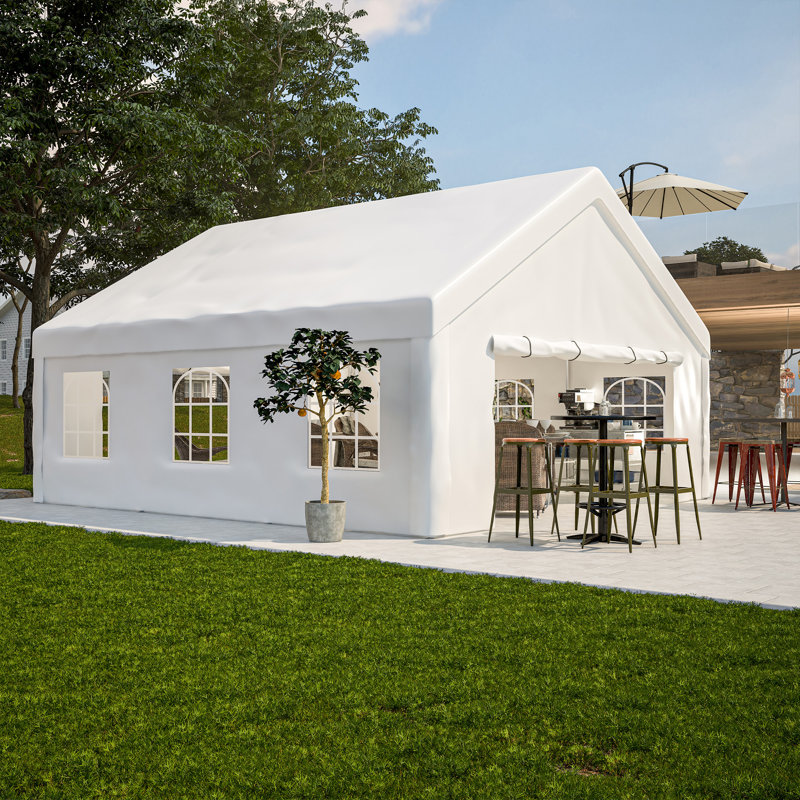 Party Tent Heavy Duty, 141.63" H x 234.6" W x 221.3" D
