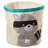 3 Sprouts - Canvas Storage Bin - Laundry and Toy Basket for Baby and Kids - Raccoon