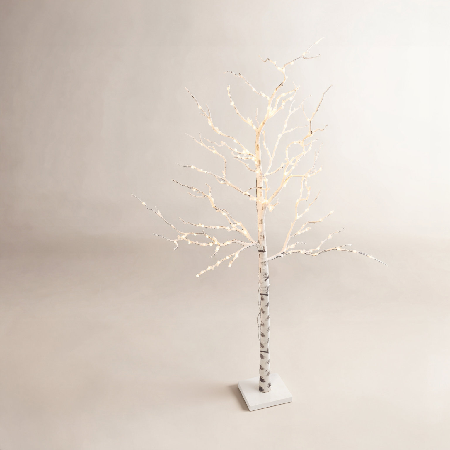 Birch 7' Electric Lighted Tree