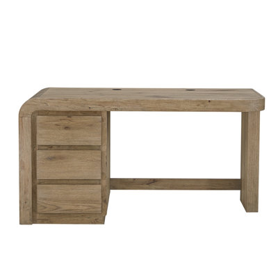 English Knotty Oak Junior Executive Desk