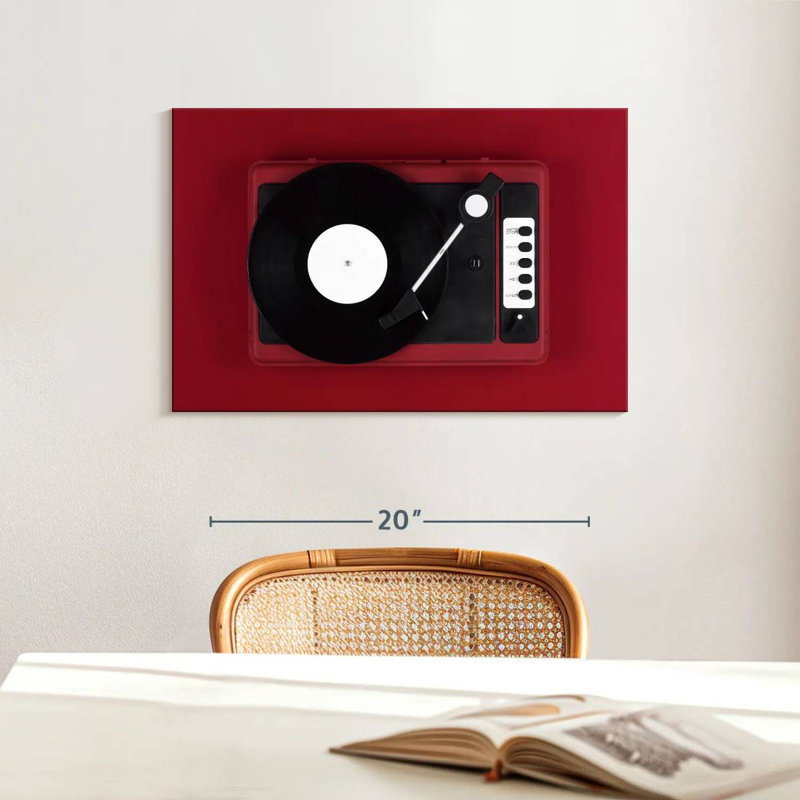 Abarca Red Turntable, 16" H x 24" W